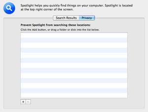 Spotlight Privacy Preferences